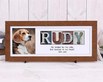 Unique Pet Lover Gift - Custom Adoption or Memorial - Dog and Cat Loss Sympathy - Best Personalized Keepsake