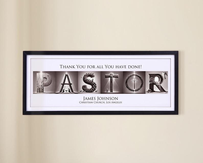 Pastor Appreciation Gift, Christian Gift, Confirmation Sponsor Gift ...