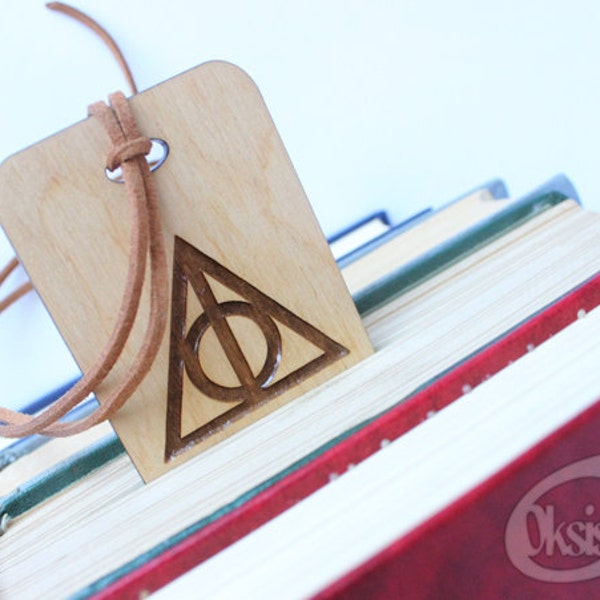 Harry Potter bookmark, Wooden bookmark, bookmark, gift, Gift for Him, Gift for Her, Laser cut, Laser engraved