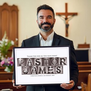 Pastor Appreciation Gift, Christian Gift, Confirmation Sponsor Gift ...