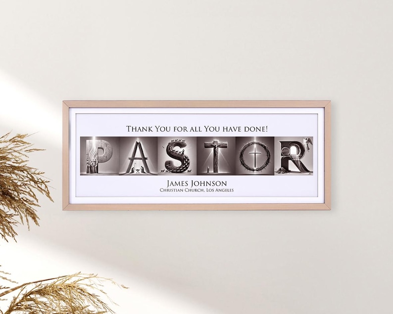 Pastor Appreciation Gift, Christian Gift, Confirmation Sponsor Gift ...