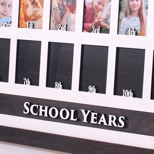 Large School Years Photo Picture Frame, Preschool to Graduation, 14 ...