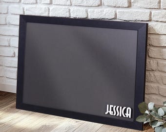 Custom Name Magnet Board, Display for Souvenir Magnets, Photo & Note Holder, Personalized Gift