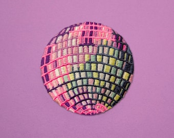 Disco Ball Patch - Mirrorball, Retro, 70's Patches