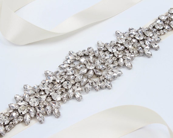 rhinestone bridesmaid belt