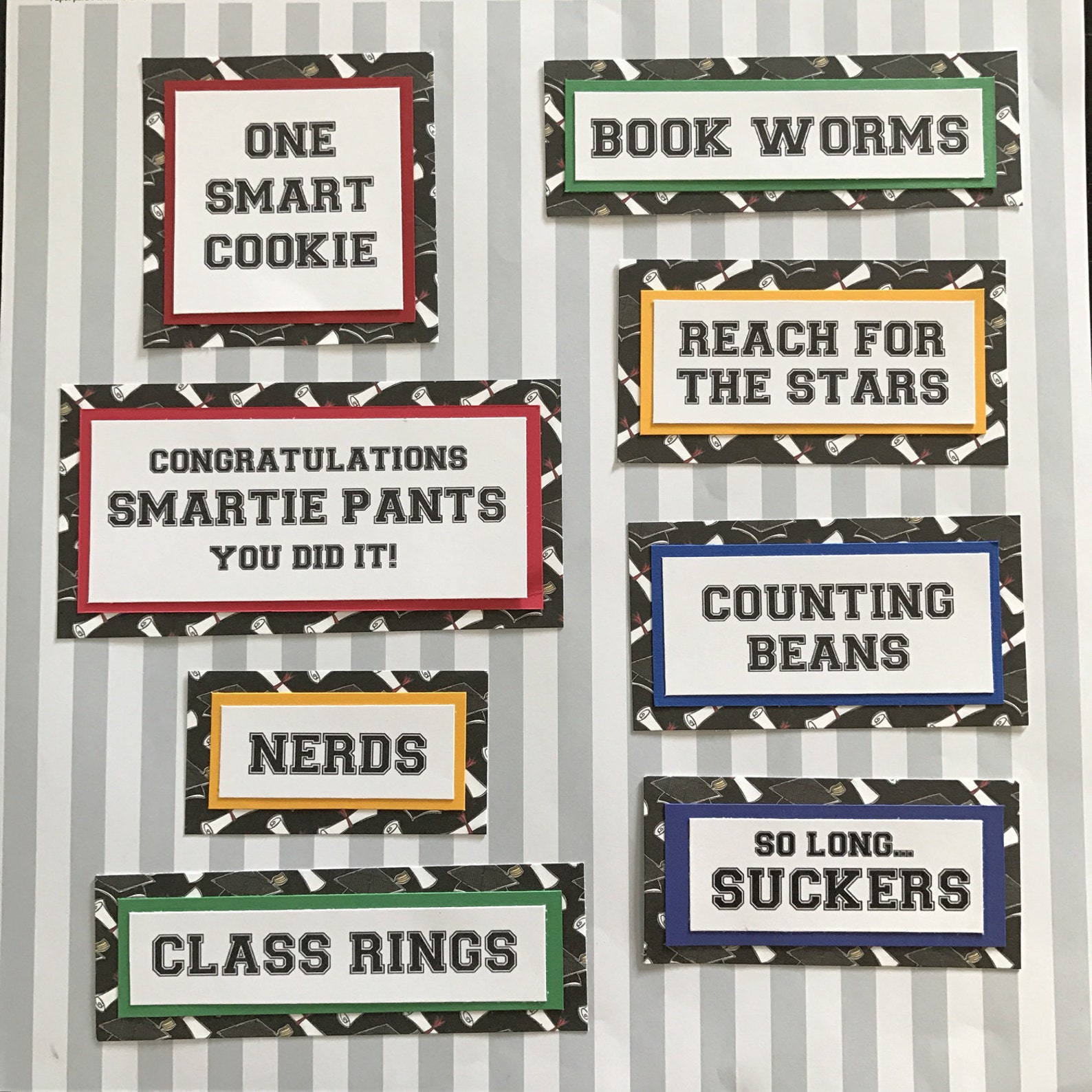 Graduation Candy Signs Set Of 9 Candy Bar Sign Candy Sign Etsy Graduation Candy Signs Set Of 9 Candy Bar Sign Candy Sign Etsy