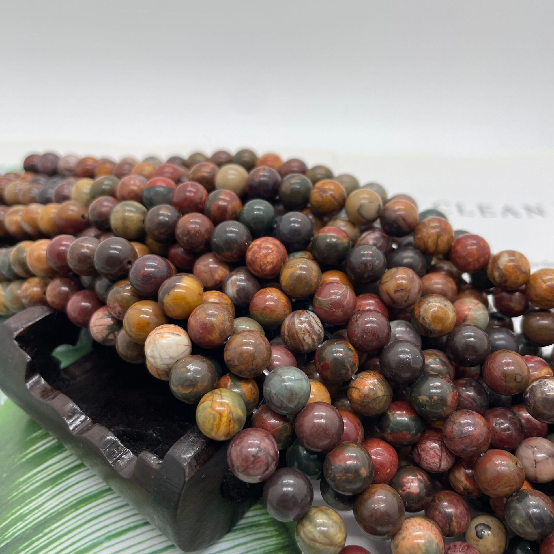 Ciondolo In Diaspro Sanguigno Naturale Di Prima Qualità, Brasile - Foto 6