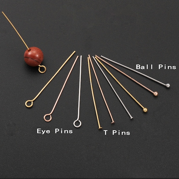 PATIKIL 500 Épingles à Oeil 20mm 21 Jauge Multicolore - Broches Pour Fabrication Bijoux