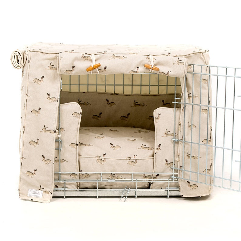 Personalised Custom Made Dog Crate Cover Available in 4 Etsy