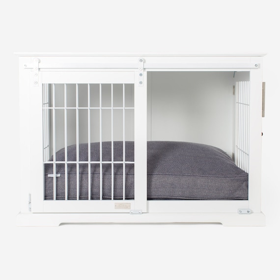Lords & Labradors Wooden Dog Crate With Sliding Door | Indoor Dog Kennel | Safe Dog Crates | Heavy Duty Pet Crate | For Small, Medium Breeds