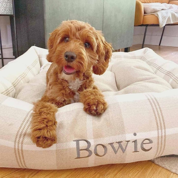 Personalisiertes Box-Bett fr Hunde in Balmoral Karierter Tweed | Ideal fr  Welpen | Das Perfekte Hundebett Fr Bliss Nickerchen-Zeit | Luxus Hundebett  - Etsy sterreich