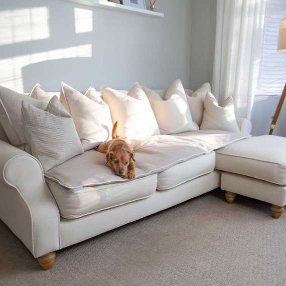 Luxury Savanna Sofa Topper, Sofa Cover for Dogs 2, 3 and 4 Seater Couch  Protector in 3 Colours 