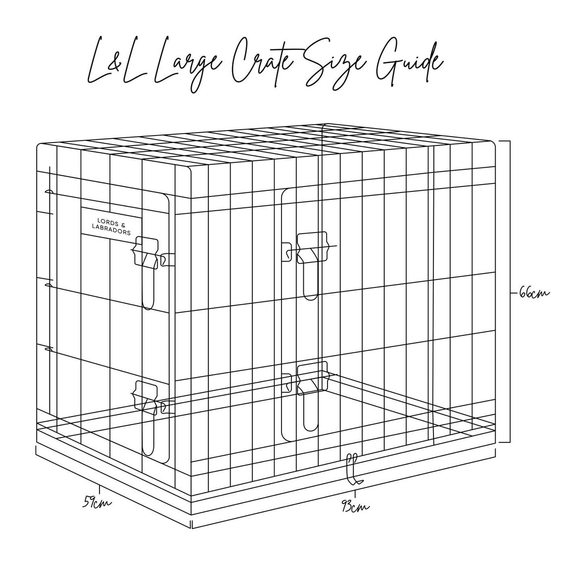 Lords & Labradors Heavy Duty Black Deluxe Dog Crate Size Etsy UK