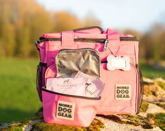 Mobile Dog Gear Week Away Dog Travel Bag - Available in 2 Sizes and in Pink, Blue or Black - Pet Walking Essentials