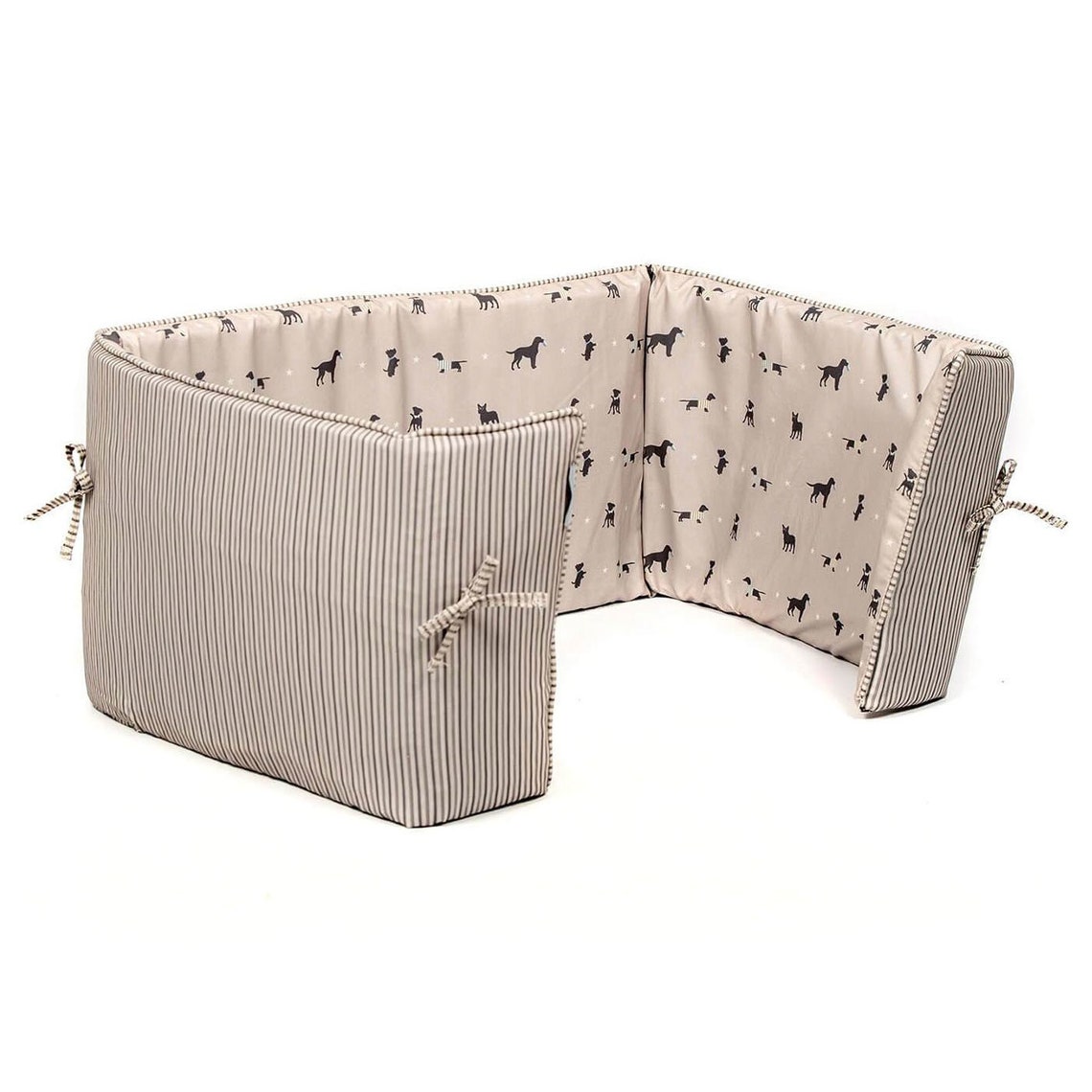 Dog Crate Bumper Cage Bolster Crate Bedding Cosmopolitan Etsy UK