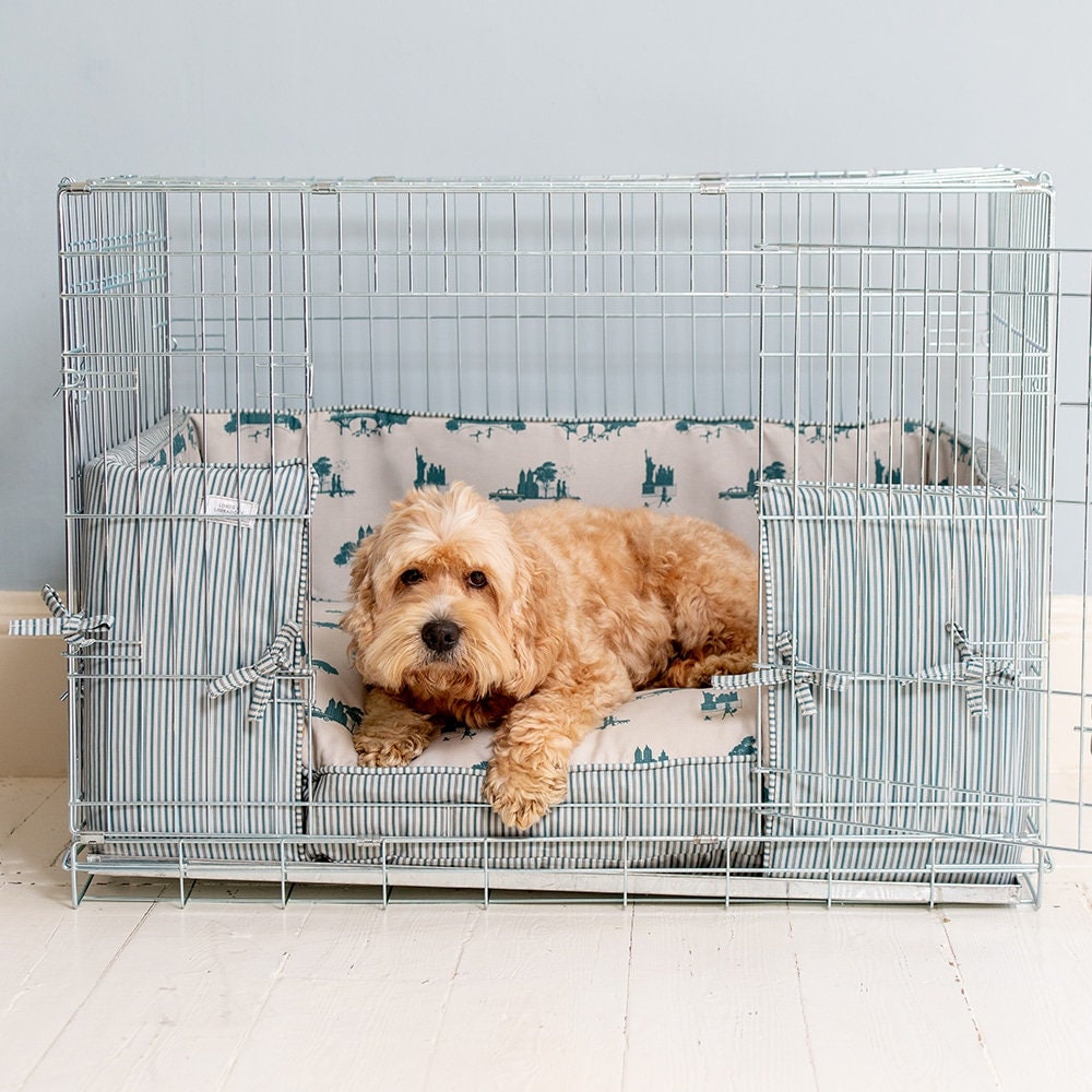 dog crate bumper and cushion