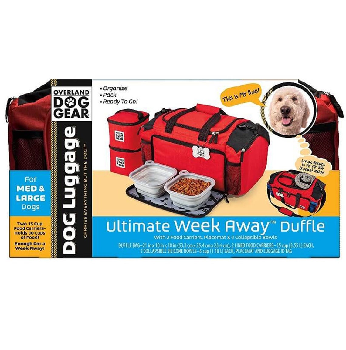 Mobile Dog Gear Ultimate Week Away Duffle Pet Travel Bag for Etsy UK