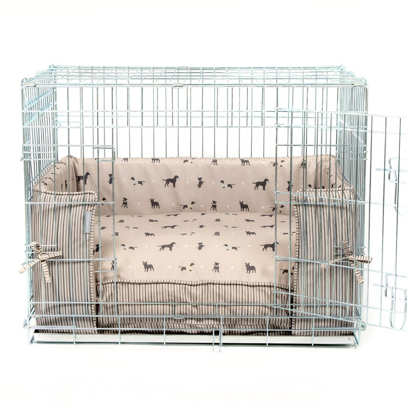Cosmopolitan Dog Crate Bumper And Cushion Set Available in Etsy