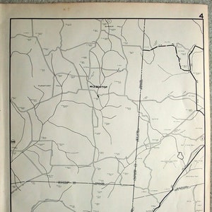 Quaker Hill NY & Parts of W Sherman CT - Große 1931 Karte von Dolph und Stewart. Vintage Original