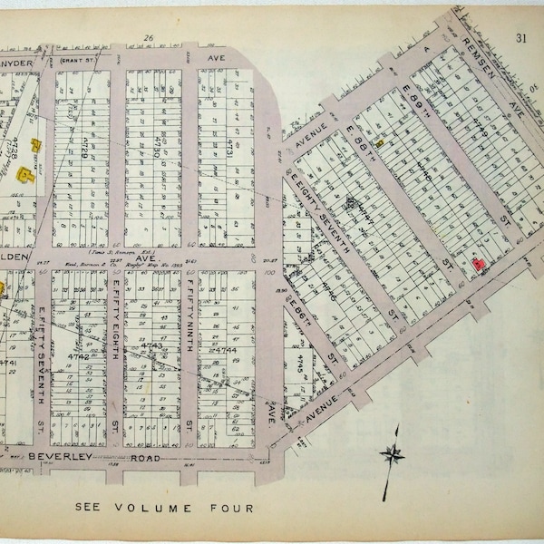 East Flatbush Map Etsy