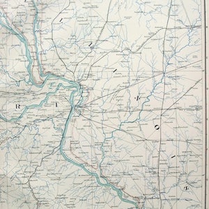 Original Map of Eastern Missouri & Western Illinois During the Civil ...