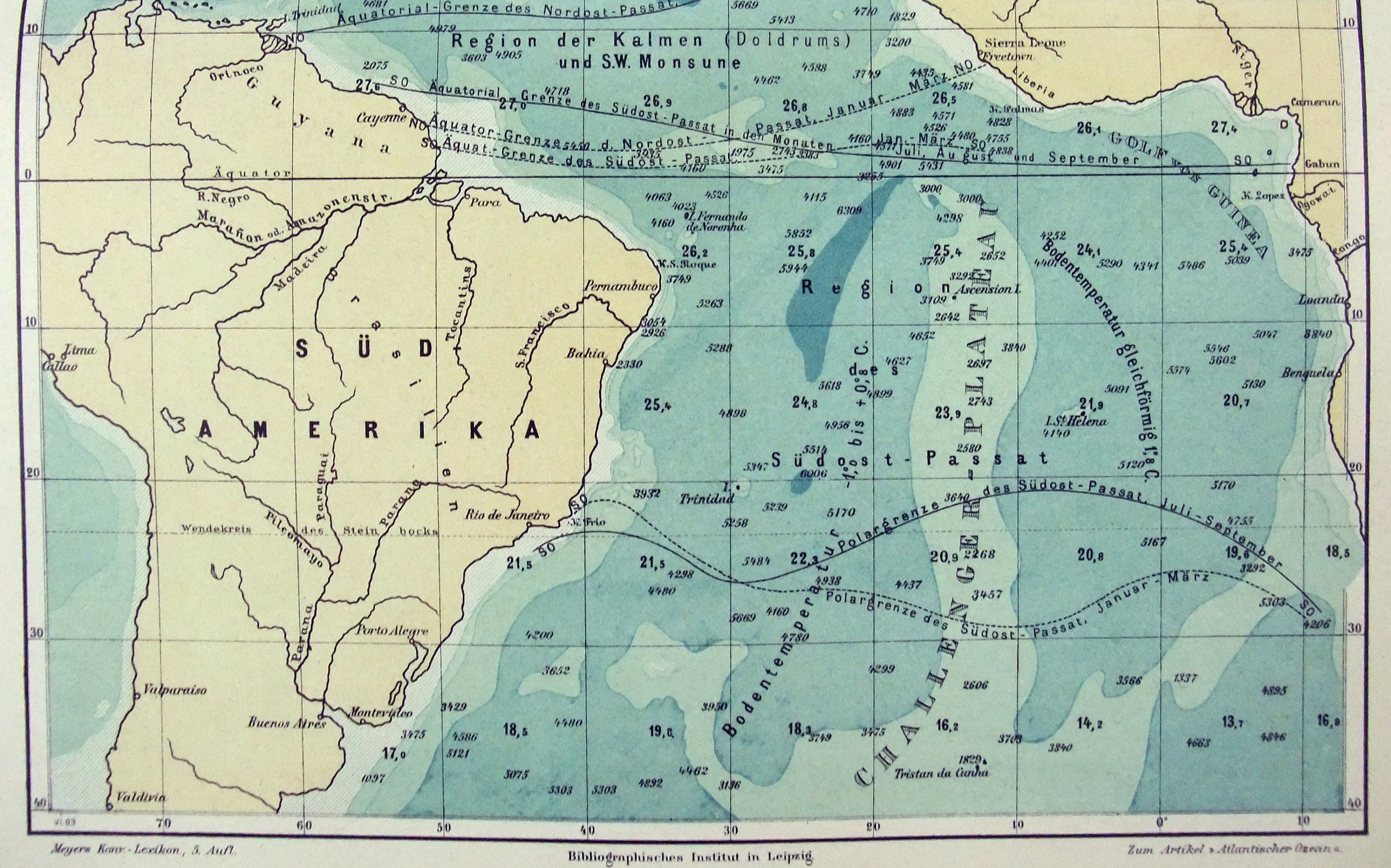 Atlantic Ocean Map Depth Chart - Il Fullxfull.5003433054 Dr46