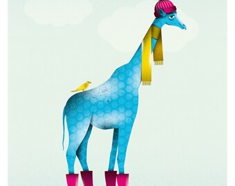 Giraffe (Blue)