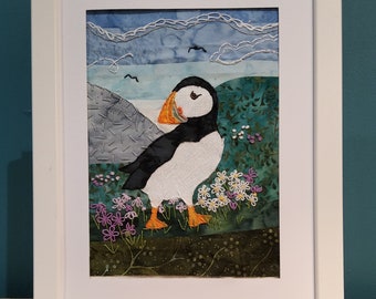 Mr Puffin - Slow Stitch Kit