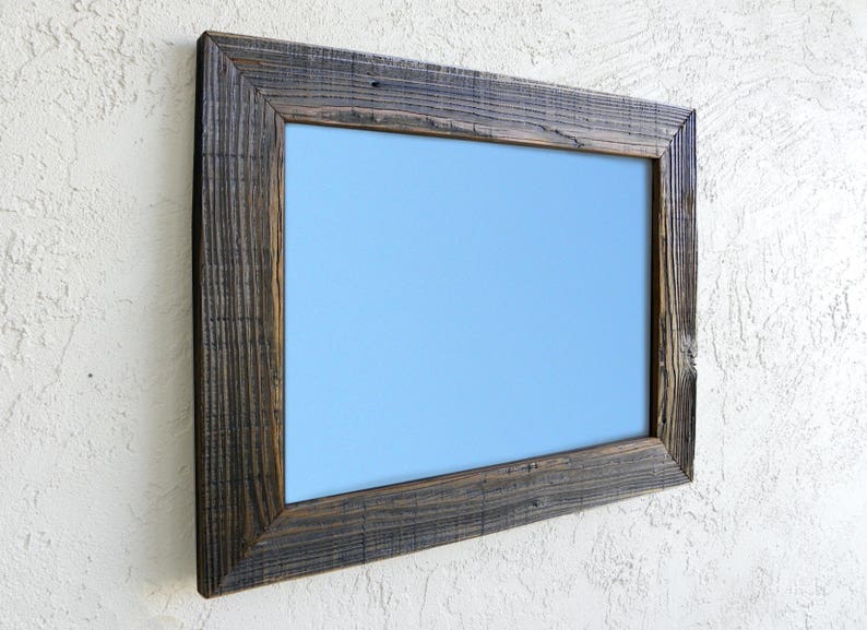 Large Wall Mirror With Reclaimed Wood 24x36 Rustic Bathroom Vanity Ready To Ship