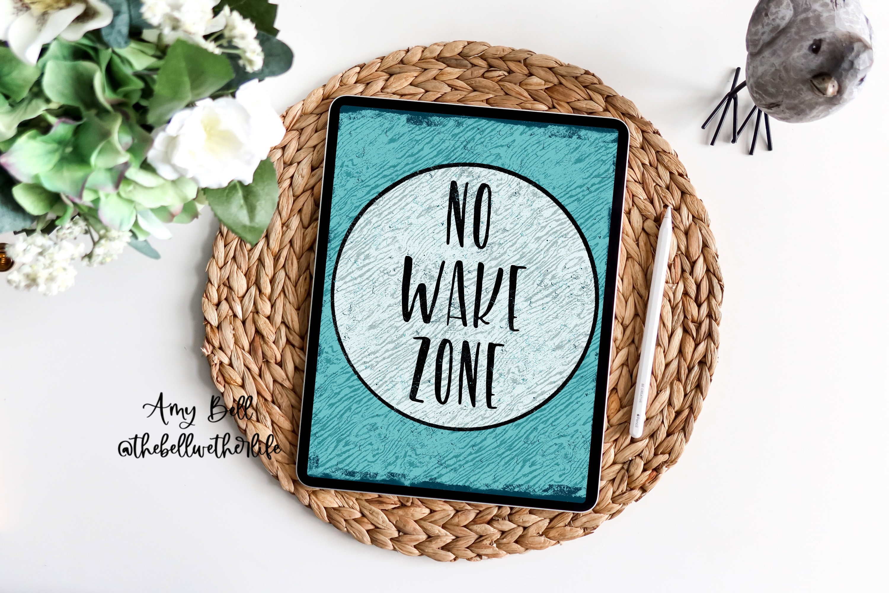 No Wake Zone Art Print Instant Download - Etsy