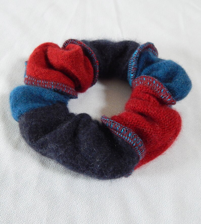 Royal Blue DECORAZIONI Capelli Scrunchie ** fatto a mano **