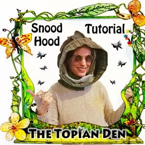 Upcycled Snood Hood Tutorial: Knitwear Sewing Pattern (PDF Download)