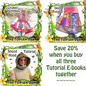Upcycled Sweater, Skirt & Hood Tutorial: Beginner-Friendly PDF Guide (Instant Download)