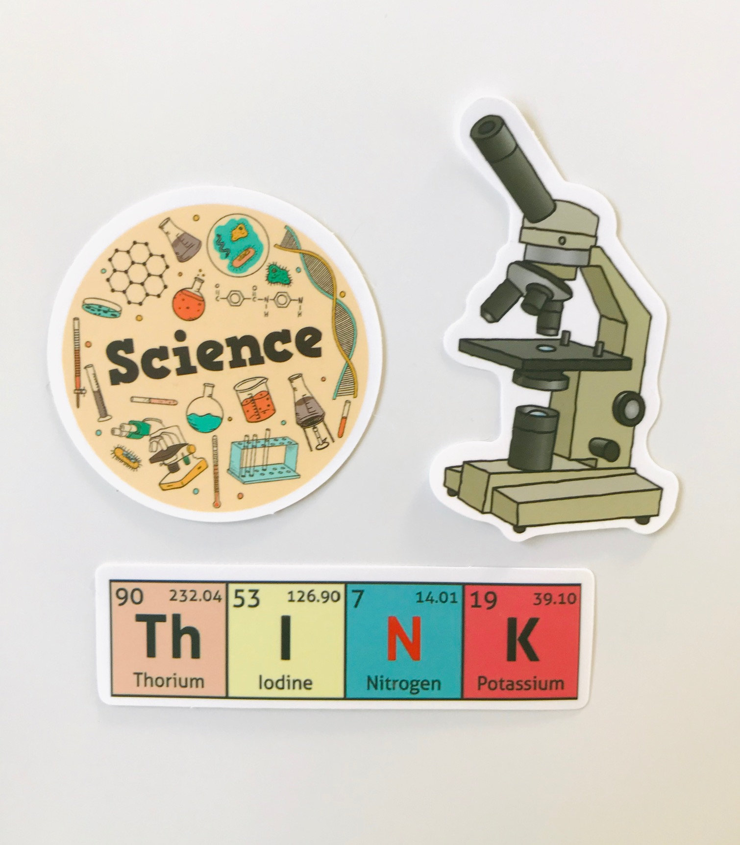 Science Stickers Etsy