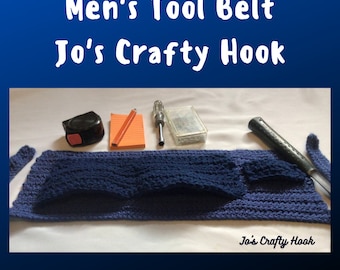 Mens Tool Belt Crochet Pattern-Crochet Pattern for Tool Belt-Mens Tool Belt Pattern-Crochet Pattern for Mens Tool Belt-Crochet Pattern Only