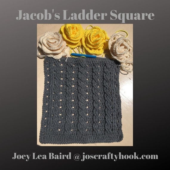 Crochet Pattern Afghan Square Crochet Pattern Jacobs Ladder Square Afghan Square Crochet Pattern For Afghan Square 12x12 Afghan Square