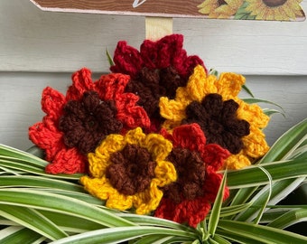 Flower Blossoms Crochet Pattern-Crochet Pattern Only-Crochet Pattern for Flower Blossoms-How to Crochet Flower Blossoms