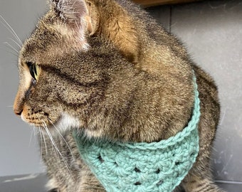 Padrão de crochê bandana para animais de estimação-padrão de crochê para animais de estimação bandana-gato bandana padrão de crochê-padrão de crochê bandana-padrão de crochê para animais de estimação