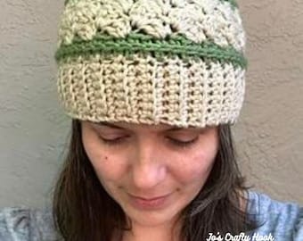 Crochet Pattern-Rugged Slopes Messy Bun and Beanie Crochet Pattern-Crochet Pattern for Messy Bun, Crochet Pattern for Beanie, Rugged Slopes