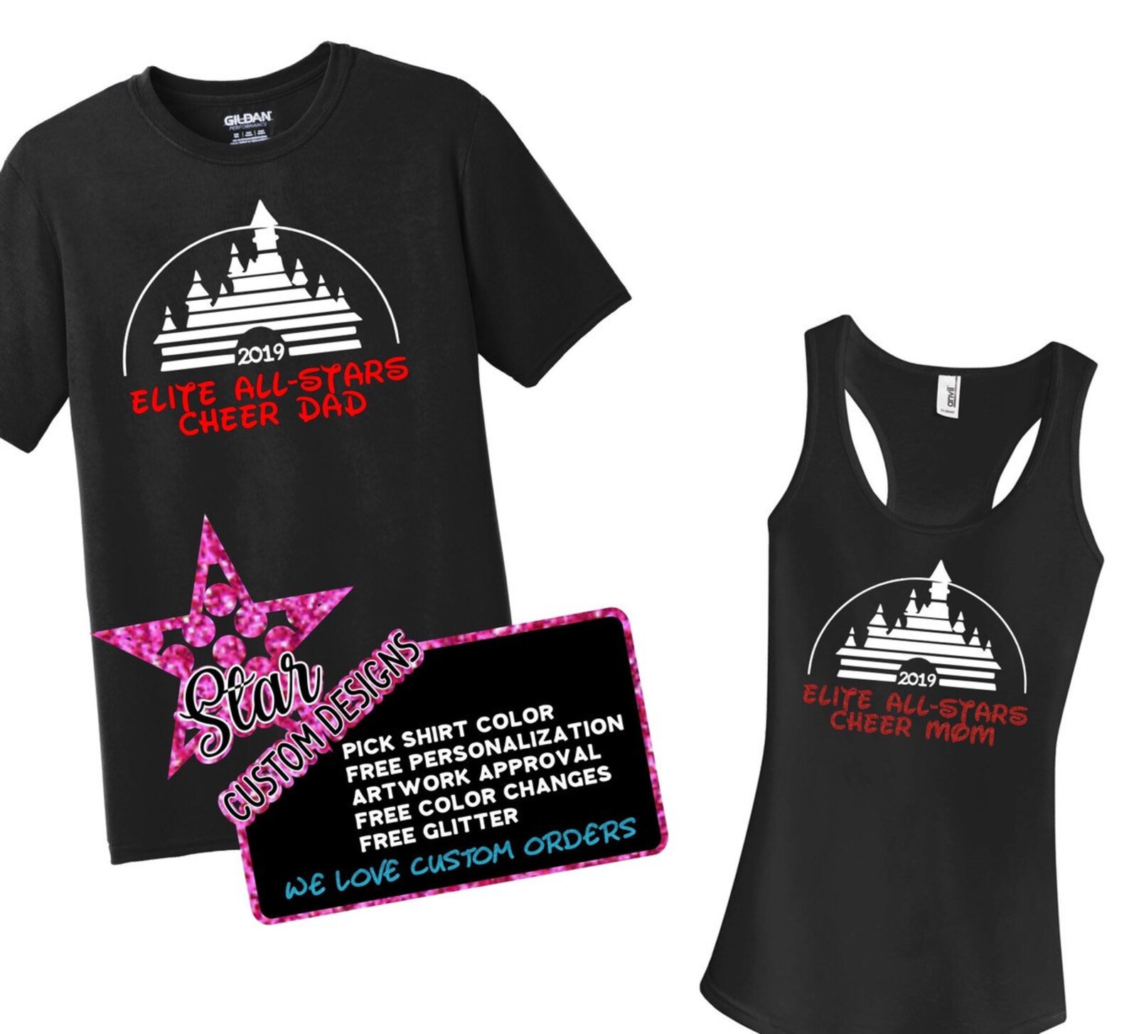 Disney Cheer Shirt Disney Dance Shirt Disney Cheer Mom Etsy