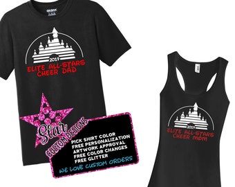 Disney Cheer Shirt | Disney Dance Shirt | Disney Cheer Mom | Disney Dance Mom | Disney Cheer Dad Shirt | Disney Cheerleader | Disney Dancer