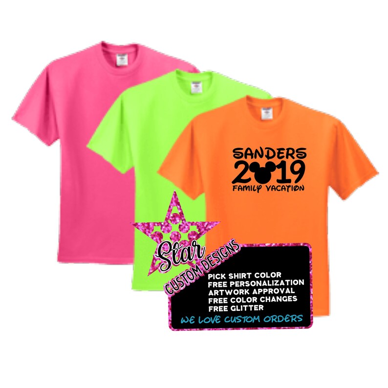 disney color changing shirts