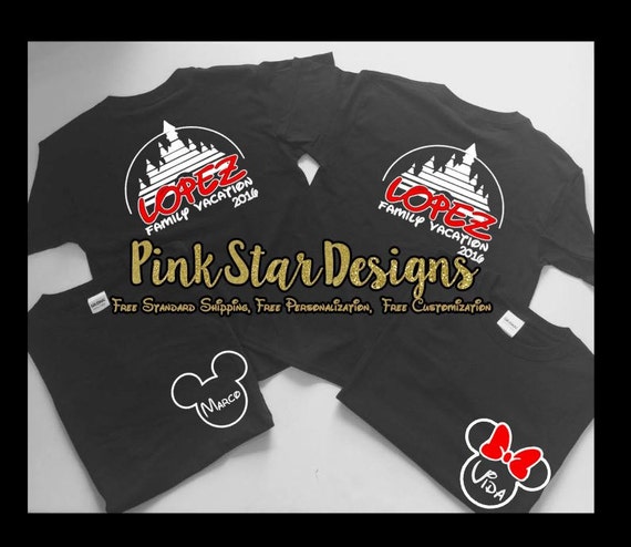 disney family vacation shirts 2019