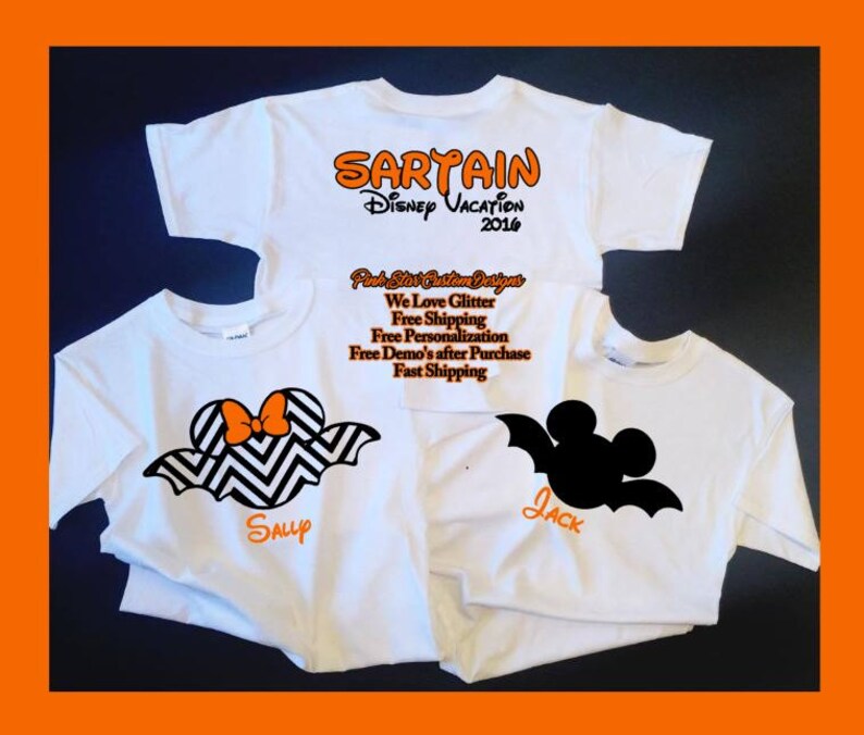 etsy disney halloween shirts