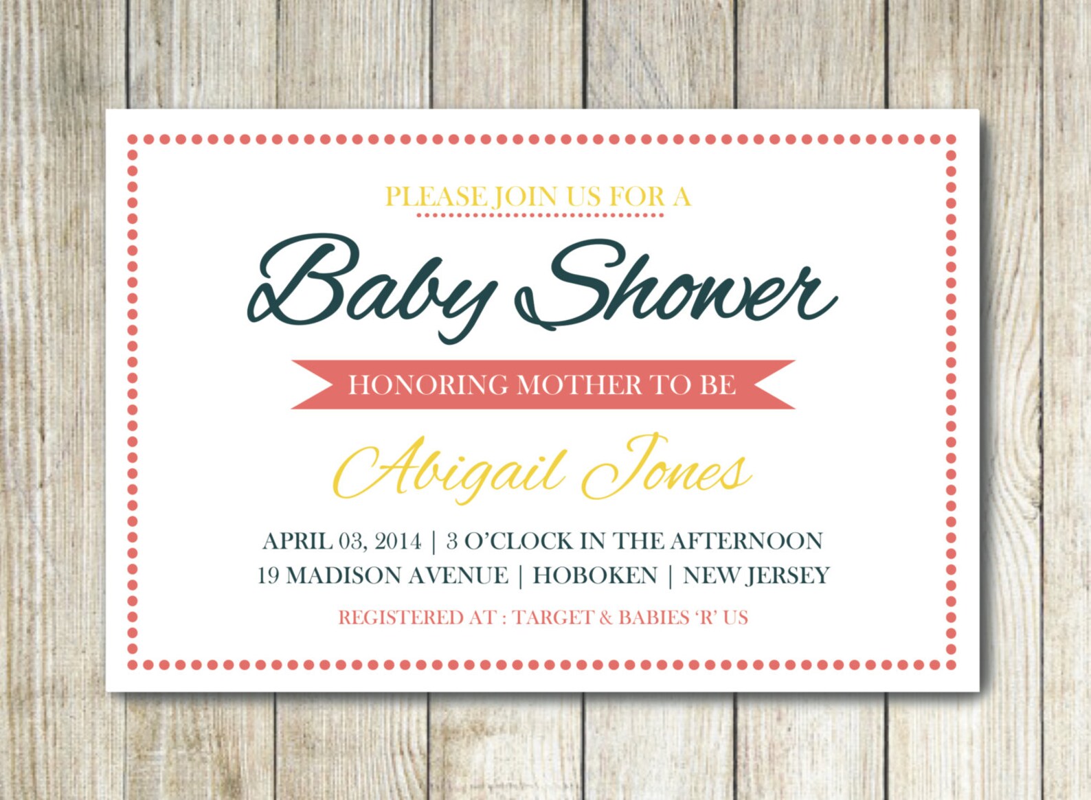 Custom Baby Shower Postcard Invitation Etsy Custom Baby Shower Postcard Invitation Etsy