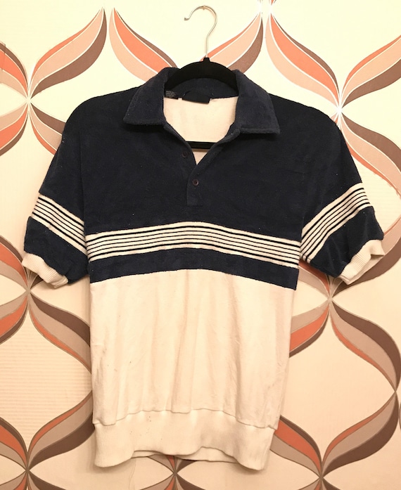 VINTAGE Gap Terry Cloth Polo 70s