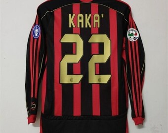 AC Milan 2006-2007 Home Jersey,Milan home #22,Vintage AC Milan Jersey,Ac Milan Kaka Jersey,Retro Ac Milan Football Jersey,Gift