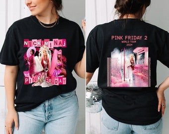 Limited Nicki Minaj Pink Friday 2 Tour Vintage Shirt,Retro Nicki Minaj World Shirt,Pink Friday 2 Sweatshirt,Gag City Shirt,Gift For Fans