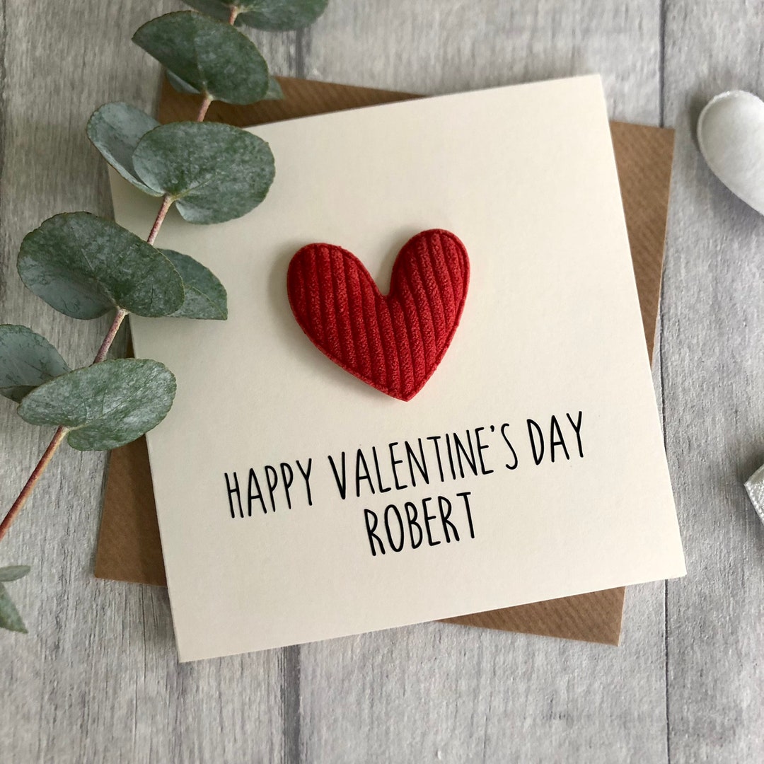 Romantic Puzzle Heart Valentine's Day Card - Perfect Fit | Heartfelt Valentine's Day Premium Greeting Card - View #5