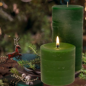 Velas de pilar con aroma a arándano